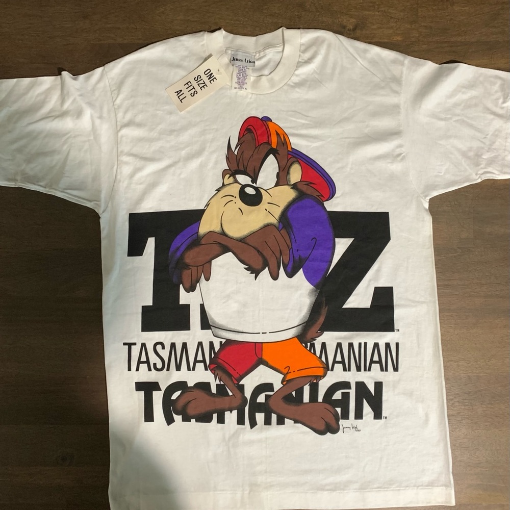 NWT Vintage Graphic T-shirt | 90s Jerry Leigh Tasmania Devil Single Stitch Shirt